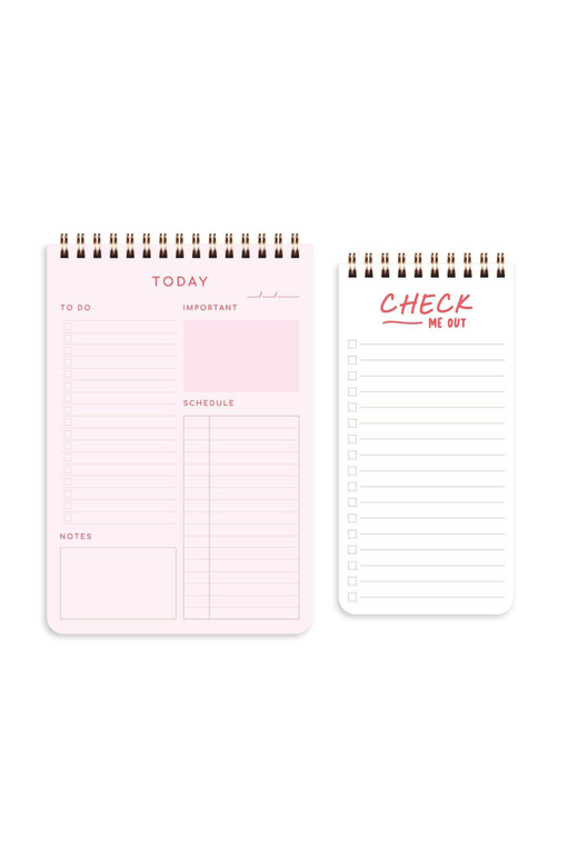 A4 Haftalık Ve Günlük 3’lü Masaüstü Süresiz Planlayıcı Set – Aura/Kalp