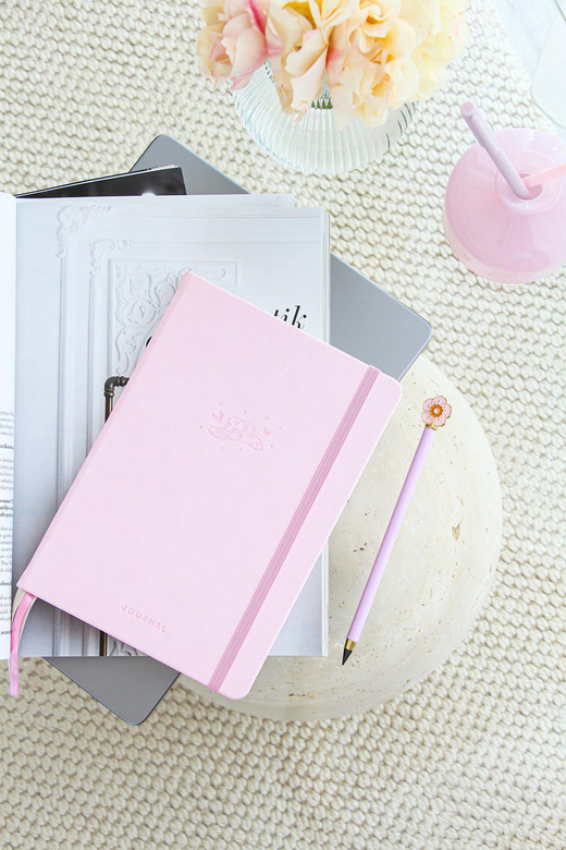 A5 Bullet Journal Noktalı Defter 140 gr. 80 Yaprak Cotton Candy