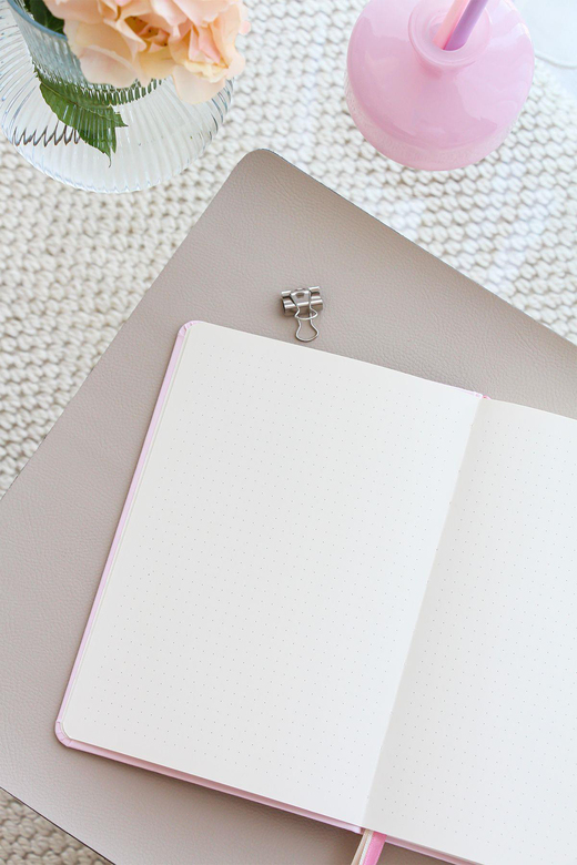 A5 Bullet Journal Noktalı Defter 140 gr. 80 Yaprak Cotton Candy