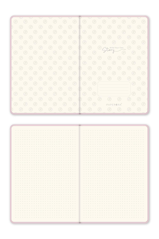 A5 Bullet Journal Noktalı Defter 140 gr. 80 Yaprak Cotton Candy