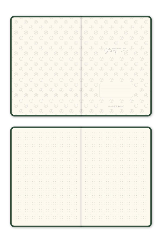 A5 Bullet Journal Noktalı Defter 140 gr. 80 Yaprak Forest