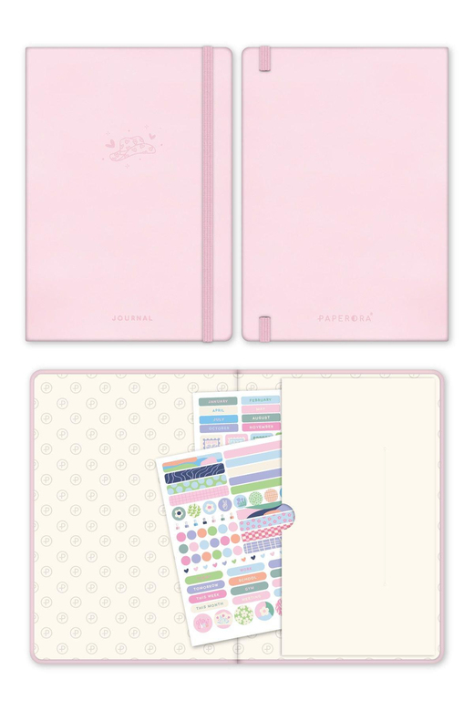 A5 Bullet Journal Noktalı Defter 140 gr. 80 Yaprak Cotton Candy