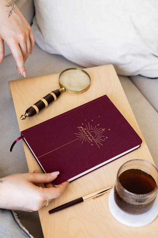 A5 Keten Süresiz Planlayıcı Ajanda Bordo