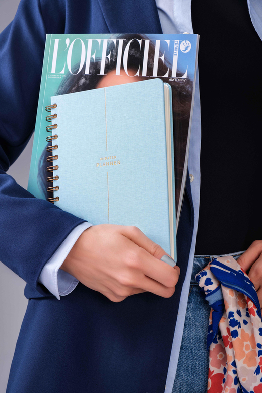 A5 Spiralli Keten Süresiz Planlayıcı Ajanda Mavi