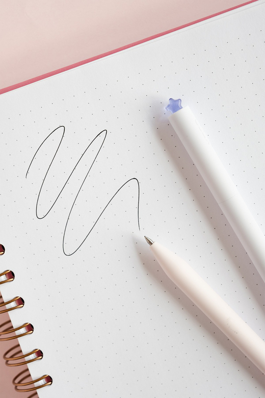 Kaco x Paperora FIRST Star 0.5 mm Jel Kalem Seti – 2 Adet Refill ile (Mor Gövde Siyah Mürekkep)