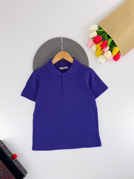 2375 Polo Yaka Unisex Çocuk Lacost-MOR