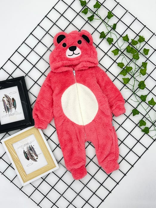 5172 Ayıcıklı Welsoft Unisex Tulum-SOMON