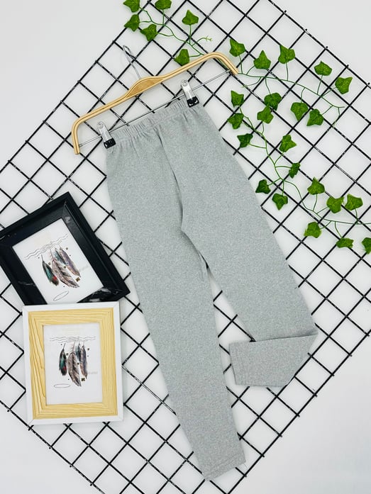 1111 Termal İçlik Penye Unisex Tayt-GRİ