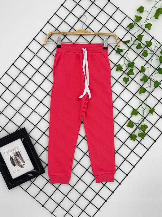 17807 Bel Lastikli Cepli Mevsimlik Unisex Tek Alt-PEMBE