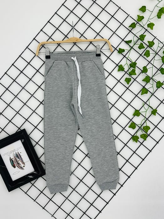 17807 Bel Lastikli Cepli Mevsimlik Unisex Tek Alt-GRİ