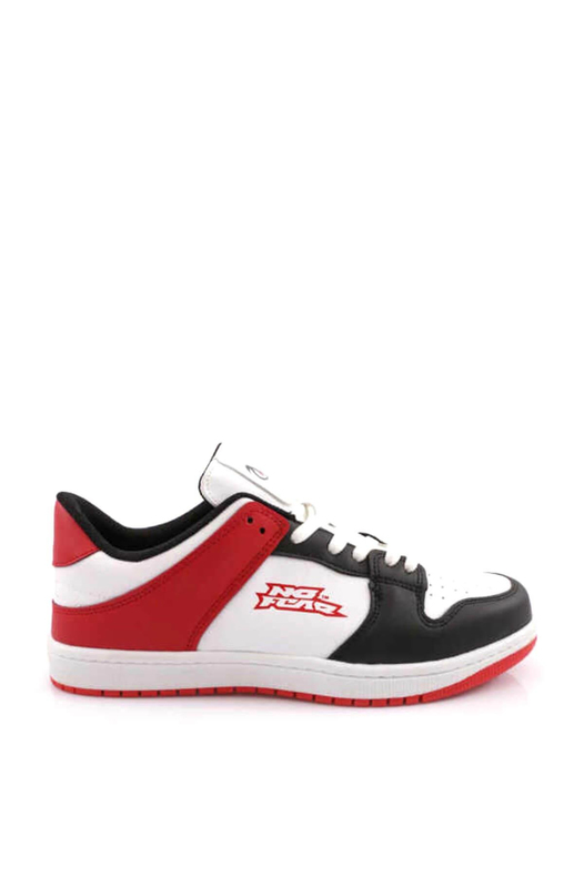 No Fear Unisex Sneakers Spor Ayakkabı Beyaz Kırmızı NFR-1034