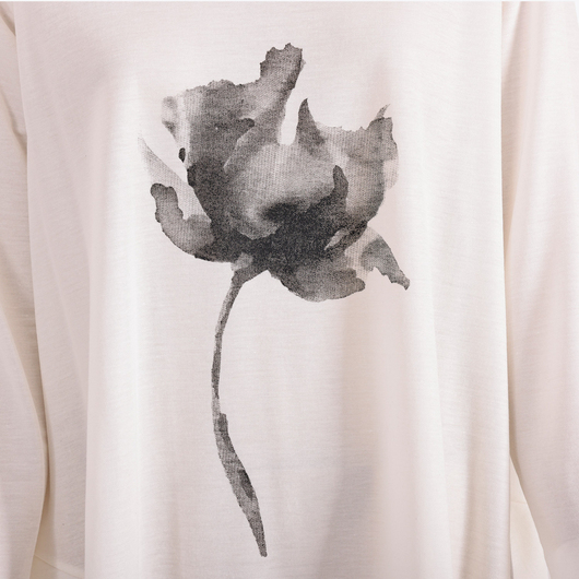 Bıze Rayon Baskılı Bluz