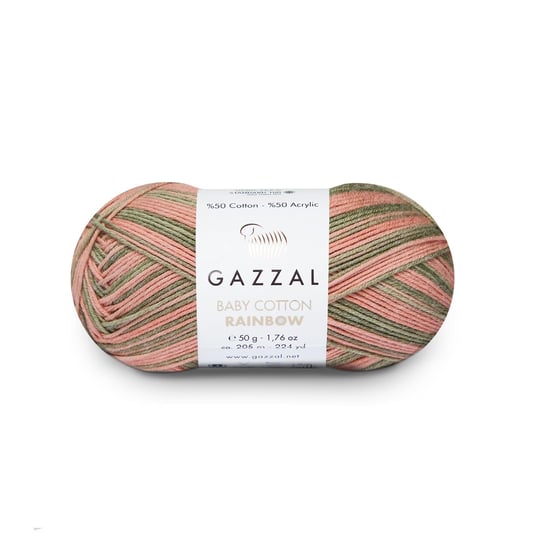 Gazzal Baby Cotton Rainbow 483
