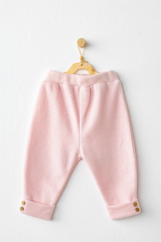 Andywawa Kız Bebek Casual Alt Üst Takım Pembe AC26218