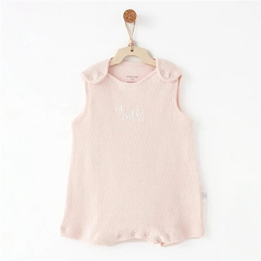 Andywawa Kız Bebek Special Modal Romper Tulum Pembe AC26761