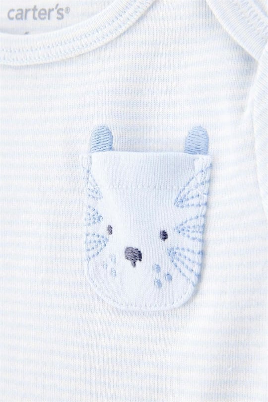 Carters Bebek Layette 5li Kısa Kollu Zıbın Set Renkli 1T217810