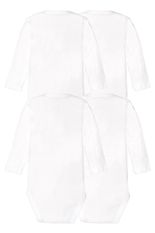 Carters Bebek Uzun Kollu Body Set 4lü Paket Beyaz 1L930610