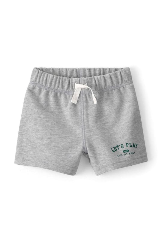 Carters Erkek Bebek 3lü Body Şort Takım Gri 1U533110