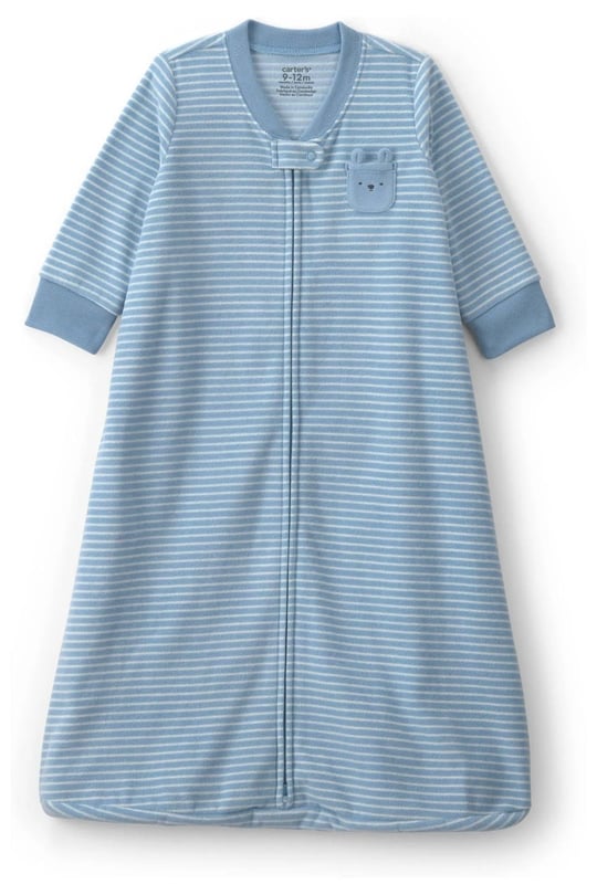 Carters Erkek Bebek Fermuarlı Polar Uyku Tulumu Mavi 1W141810
