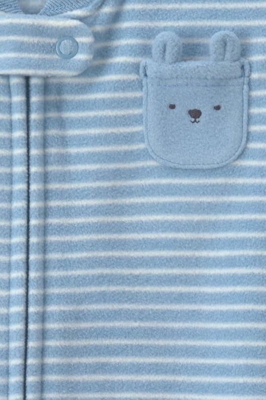 Carters Erkek Bebek Fermuarlı Polar Uyku Tulumu Mavi 1W141810