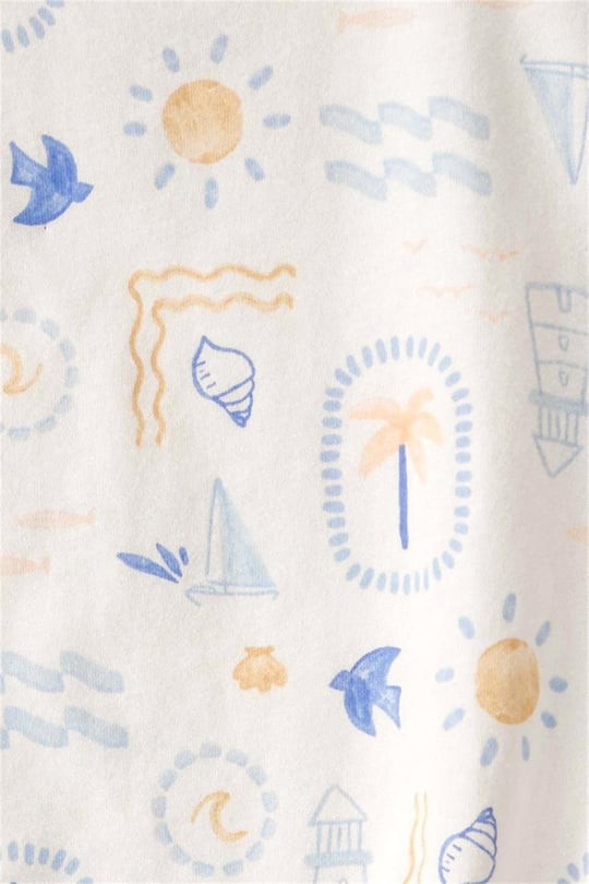 Carters Erkek  Bebek Layette 2li Kısa Tulum Set Çok Renkli 1U608910