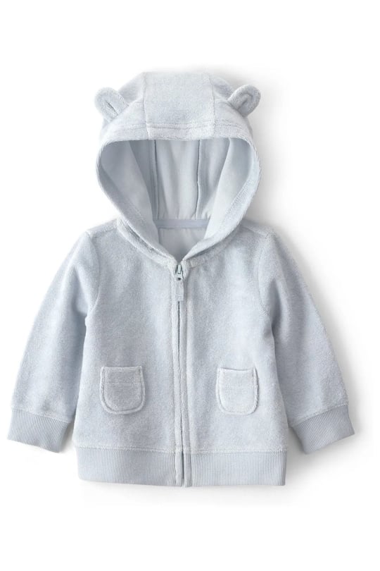 Carters Erkek Bebek Layette 3lü Kapüşonlu Ceket Alt Takım Mavi 1V418610