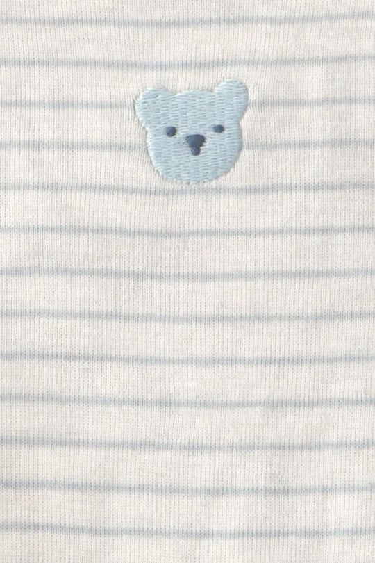 Carters Erkek Bebek Layette 3lü Kapüşonlu Ceket Alt Takım Mavi 1V418610