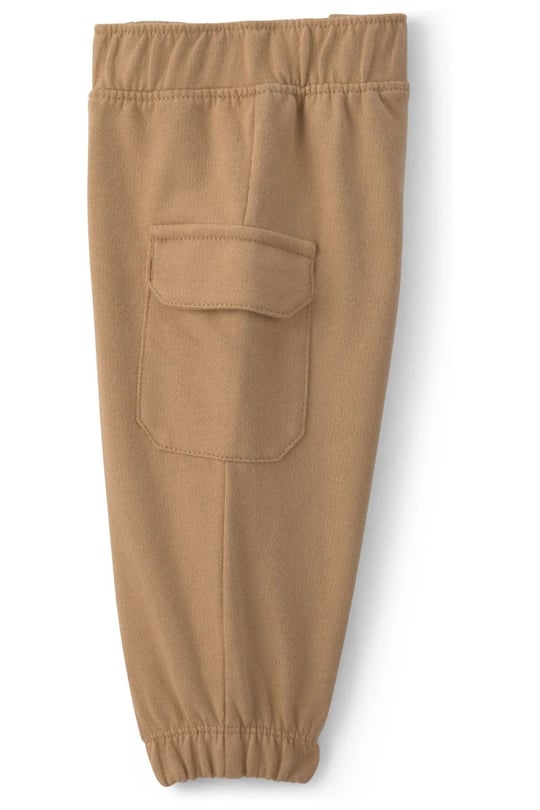 Carters Erkek Bebek Polo Yaka Uzun Kol Body Pantolon Takım Bej 1W096810