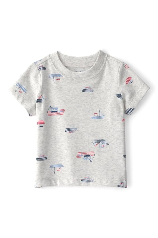 Carters Erkek Bebek Tişört  Salopet Takım Lacivert 1U564010