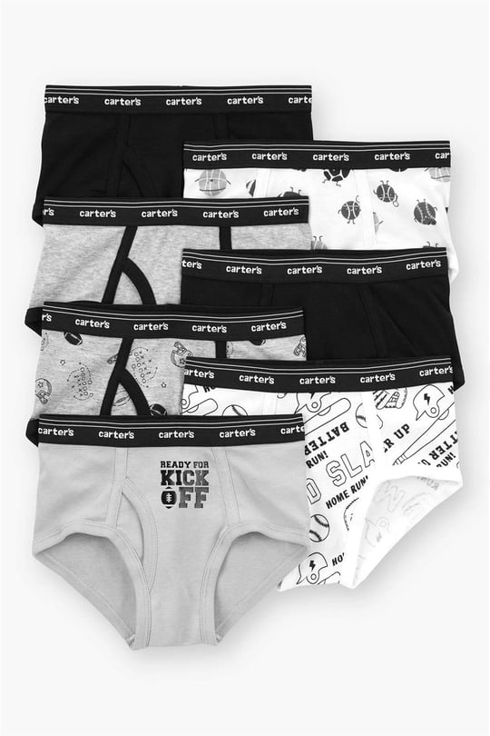 Carter's Erkek Çocuk 7'li Külot Set Siyah 2T728110