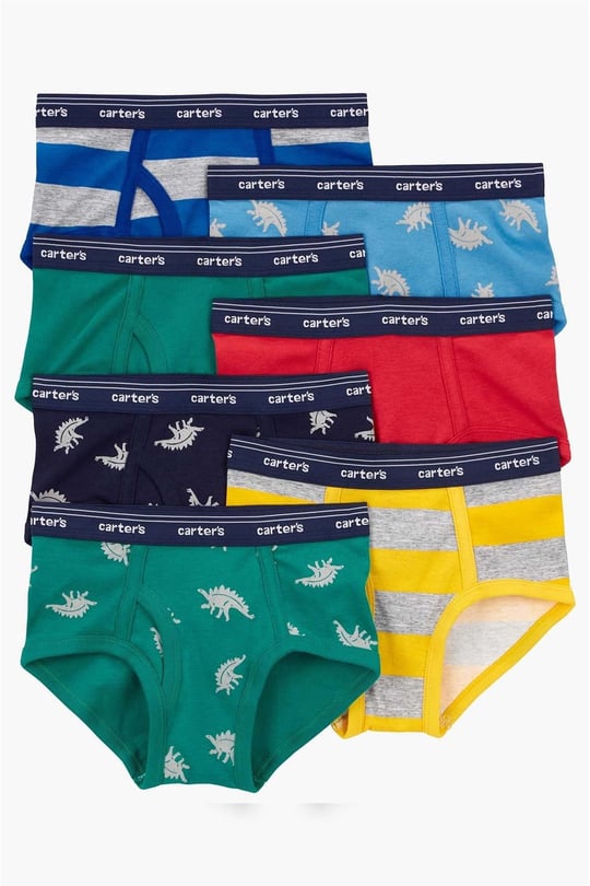 Carter's Erkek Çocuk Desenli 7'li Külot Set Renkli 3T729410