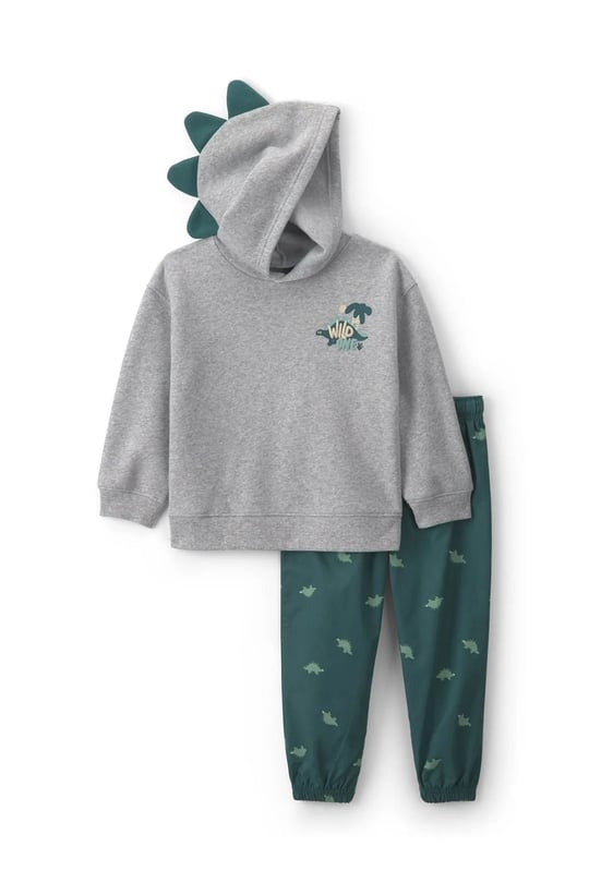 Carters Erkek Çocuk Kapüşonlu Sweatshirt Pantolon Takım Yeşil 2V951510