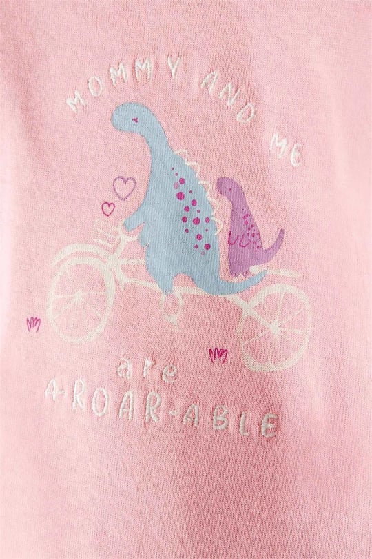 Carters Kız Bebek Baskılı Body Pantolon Pembe 1T549210
