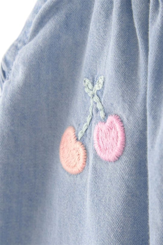 Carters Kız Bebek Denim Tulum Mavi 1U542610