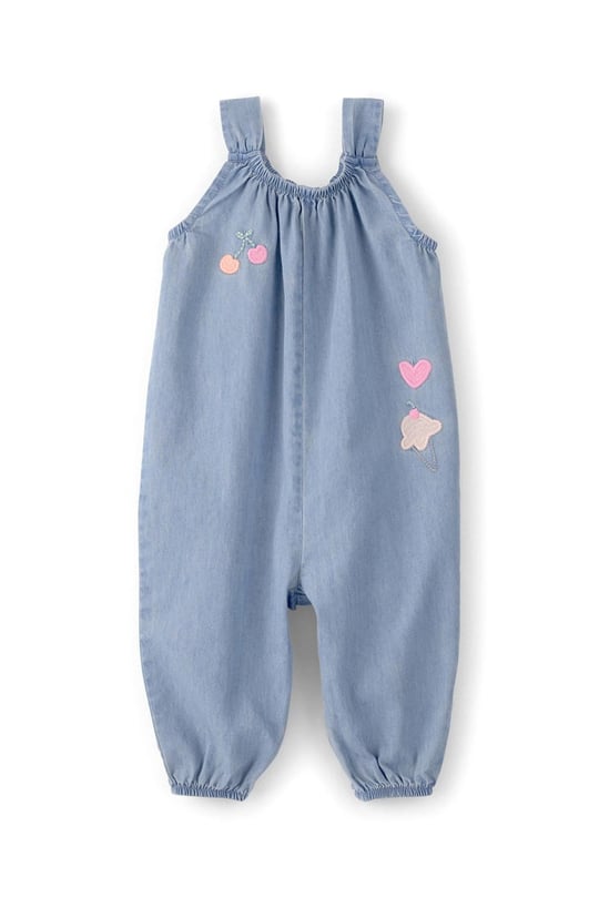 Carters Kız Bebek Denim Tulum Mavi 1U542610