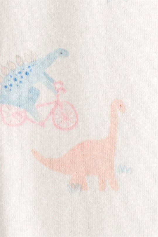 Carters Kız Bebek Desenli Uyku Tulumu Ekru 1T544110