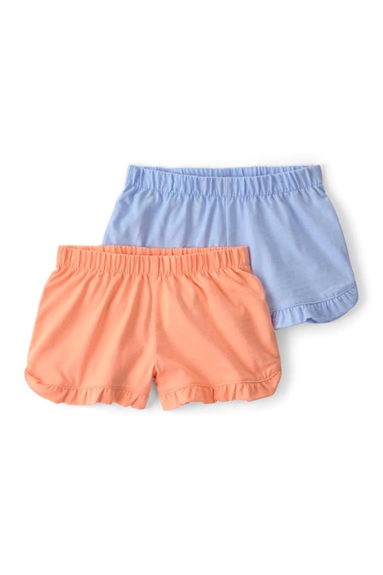 Carters Kız Bebek Layette 2li Şort Çok Renkli 1U607210