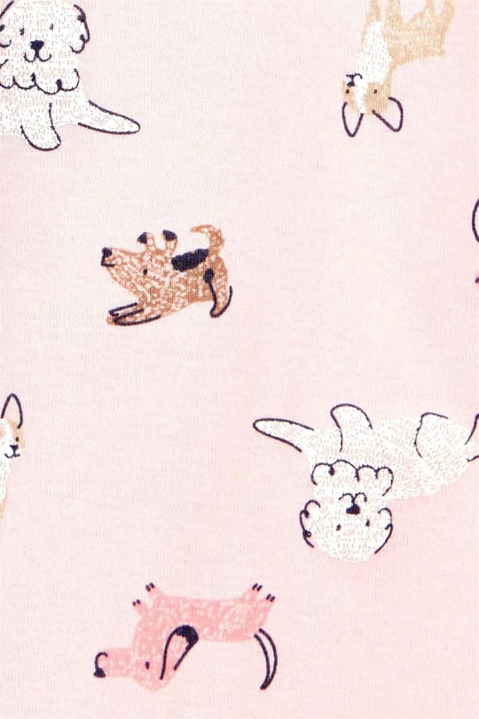 Carters Kız Bebek Layette 5li Kısa Kollu Zıbın Set Pembe 1T010610