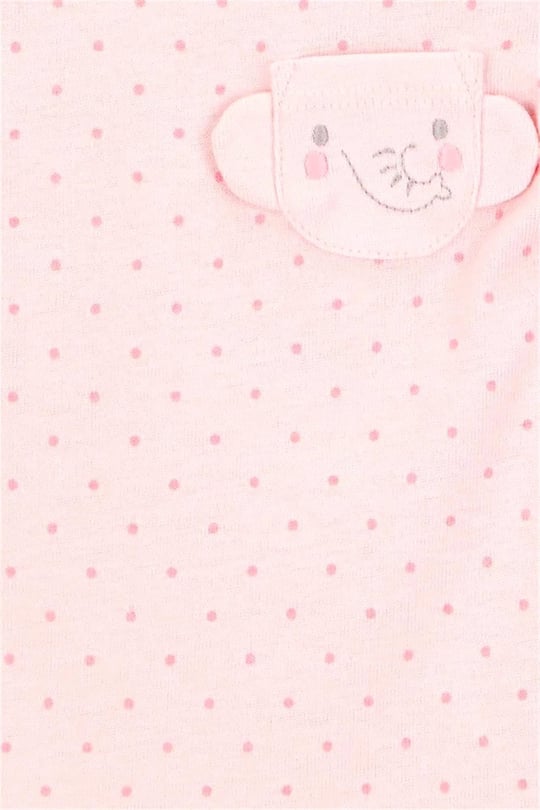 Carters Kız Bebek Layette 5li Kısa Kollu Zıbın Set Renkli 1T010410