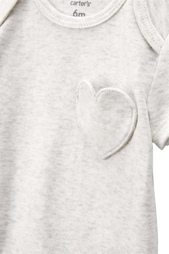 Carters Kız Bebek Layette Kısa Kollu 5li Body Set Renkli 1T100410
