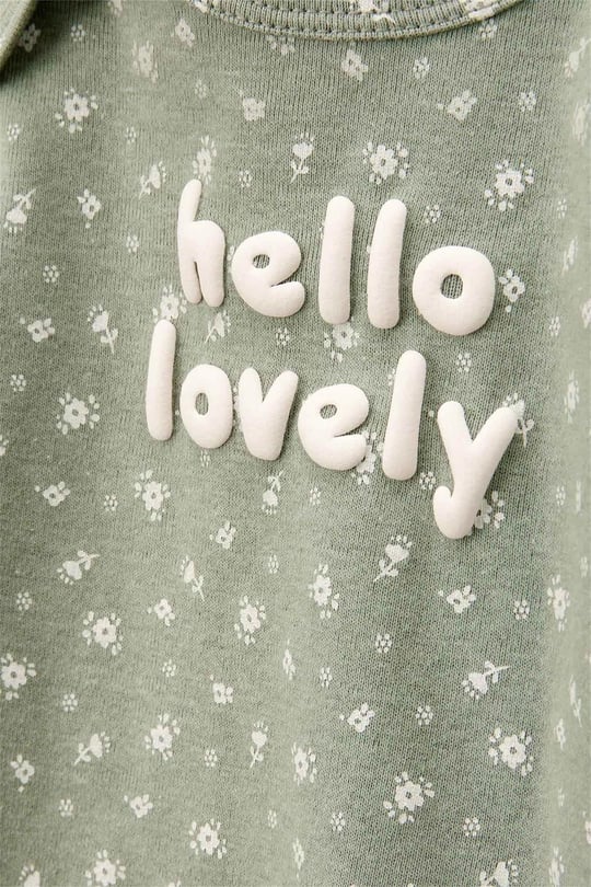 Carters Kız Bebek Layette Kısa Kollu 5li Body Set Renkli 1T100410