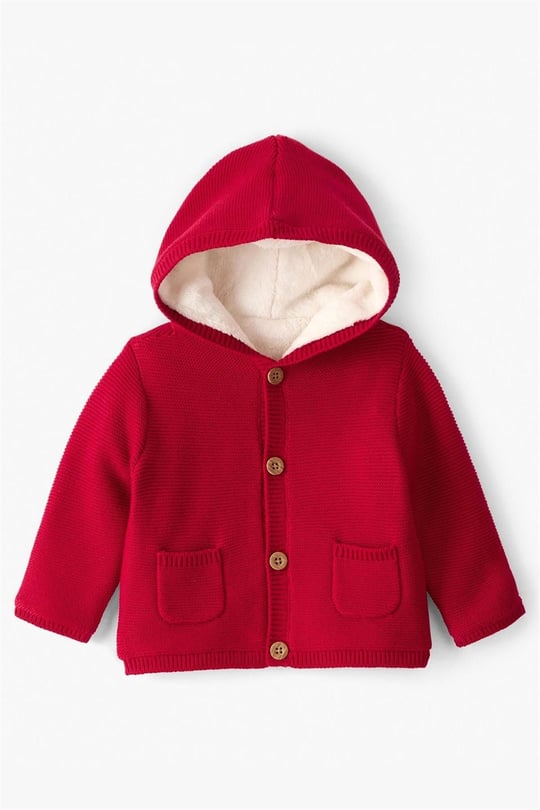 Carters Kız Bebek Örgü Hırka Kırmızı 1T900510