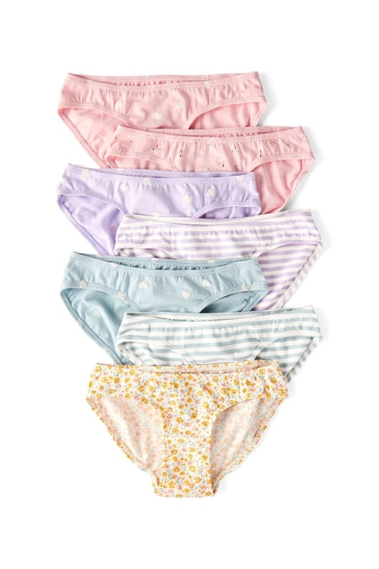 Carter's Kız Çocuk 7'li Külot Set Renkli 3T731110