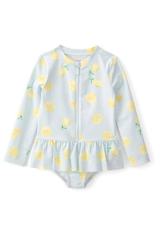 Carters Küçük Kız Çocuk Güneş Koruyucu Uzun Kollu Mayo Mavi 2U581610