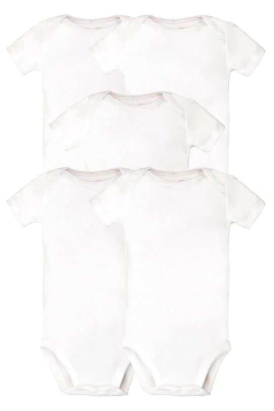 Carters Layette Bebek Kısa Kol 5li Body Set Beyaz 1L930510
