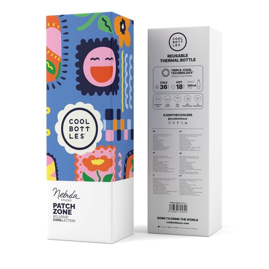 Cool Bottles The Bolttle Patch Zone Termos Matara 500 ML