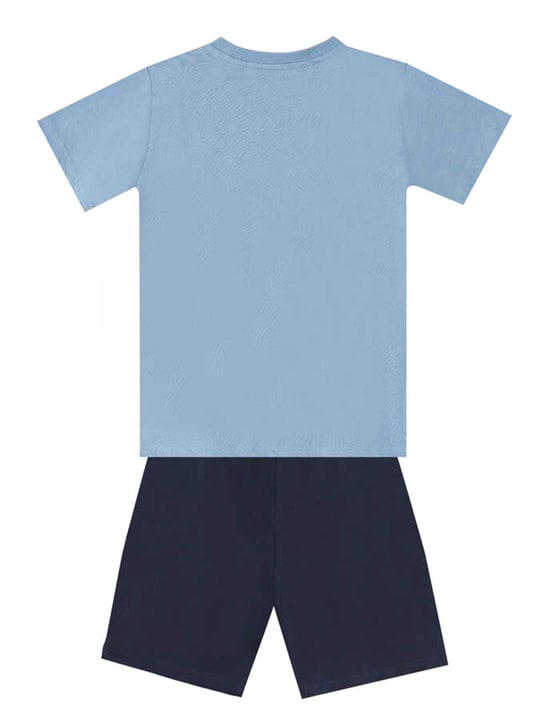 Denokids Erkek Çocuk Kepçe İşte Tişört Şort Takım MS-24Y1-030