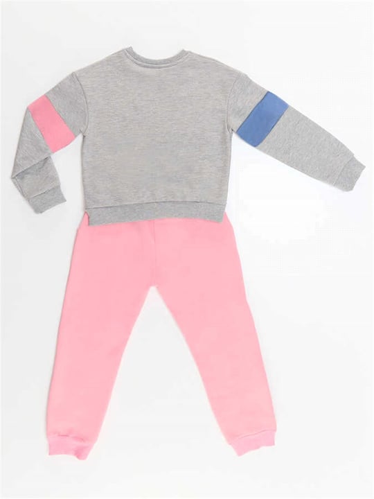 Denokids Kız Çocuk Rainbow Cat Eşofman Takım Cff-22S1-115