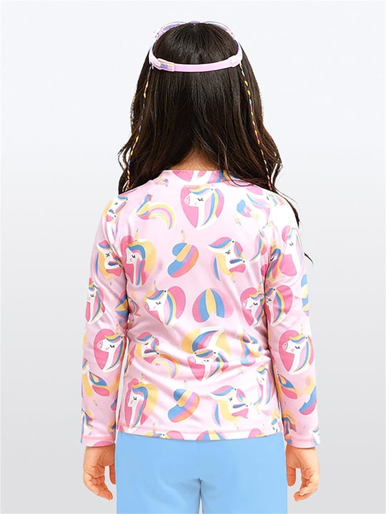 Denokids Kız Çocuk UV Korumalı Unicorn Mayo Tişört CFF-26Y1-121