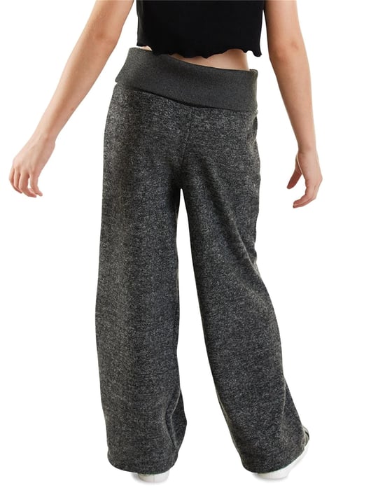 Denokids Kız Çocuk Yumoş Pantolon Siyah CFF-25S1-051